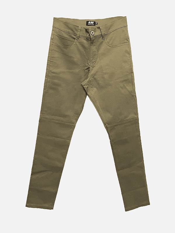 Calça Sarja Slim Bege