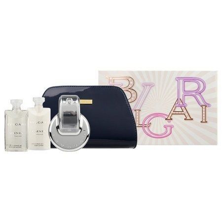 Kit Omnia Crystalline Eau de Toilette BVLGARI - Perfume Feminino 65 ML + 2 body loção + Necessaire