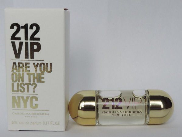 Miniatura 212 Vip Carolina Herrera Eau de Parfum - Perfume feminino 5ml