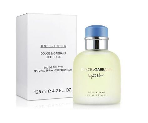 Tester Light Blue Pour Homme EDT Dolce&Gabbana - Perfume Masculino 125 ML