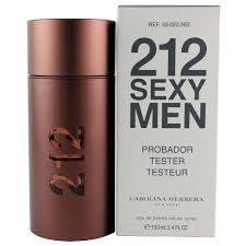 téster 212 Sexy Men Carolina Herrera  Eau de Toilette - Perfume Masculino 100 ML