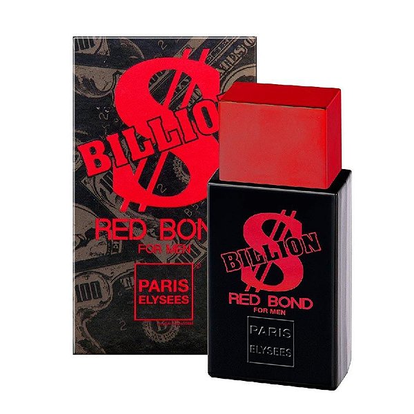 Billion Red Bond Eau de Toilette Paris Elysees - Perfume Masculino - 100ml