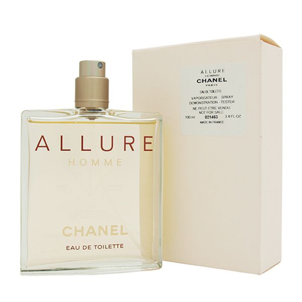 Tester Allure Homme Eau de Toilette Chanel - Perfume Masculino 100 ml