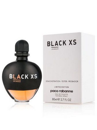 Téster Black Xs Los Angeles Paco Rabanne Eau de Toilette - Perfume Feminino 80 ML