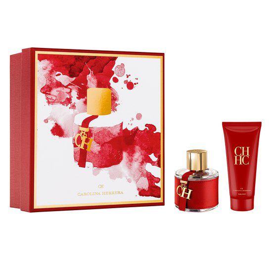 Kit Ch Carolina Herrera Eau de Toilette  - Perfume Feminino Ch 100 ml + Loção Corporal Ch 100 ml