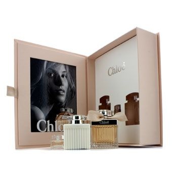 Kit Perfume Chloé Feminino Eau de Parfum 75ml + Miniatura 5ml + Hidratante 100ml