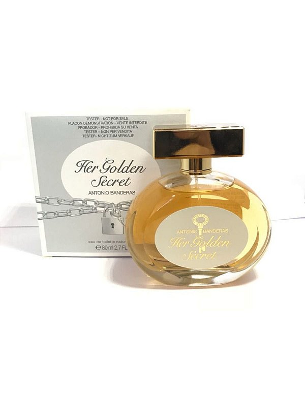 Tester Her Golden Secret Eau de Toilette Antonio Banderas - Perfume Feminino  80 ML