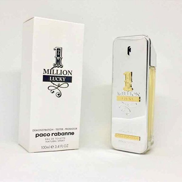 Tester 1 Million Lucky Paco Rabanne Eau de Toilette - Perfume Masculino 100ml