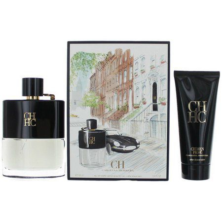 Kit CH Men Privé Carolina Herrera Eau de Toilette - Perfume Masculino 100 ML + Pós Barba 100 ML