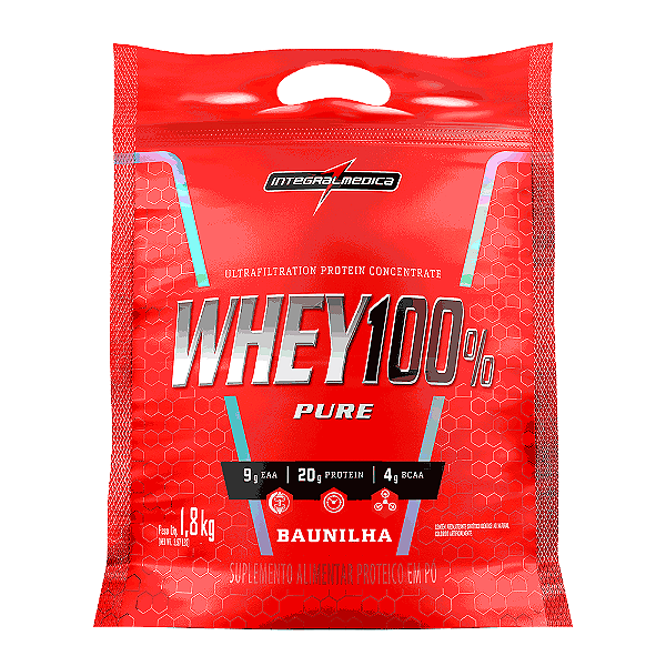 Whey 100% Pure 1,8kg - Integralmédica
