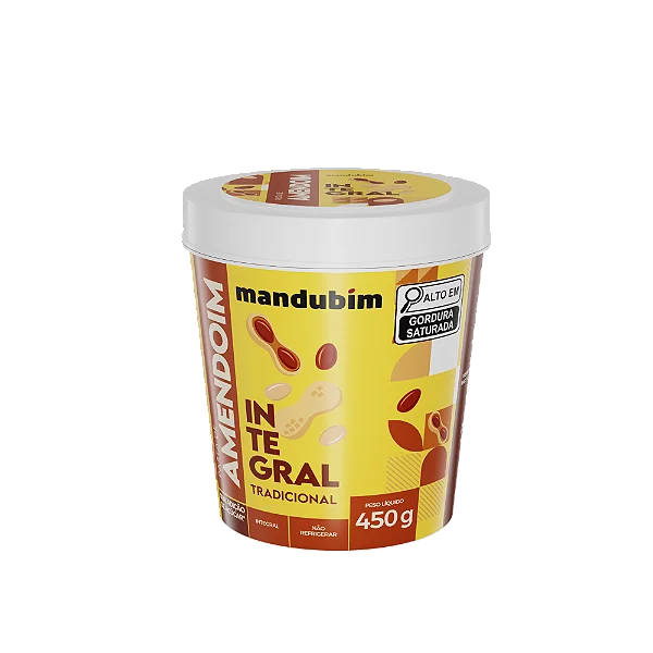 Pasta de Amendoim Integral - Mandubim