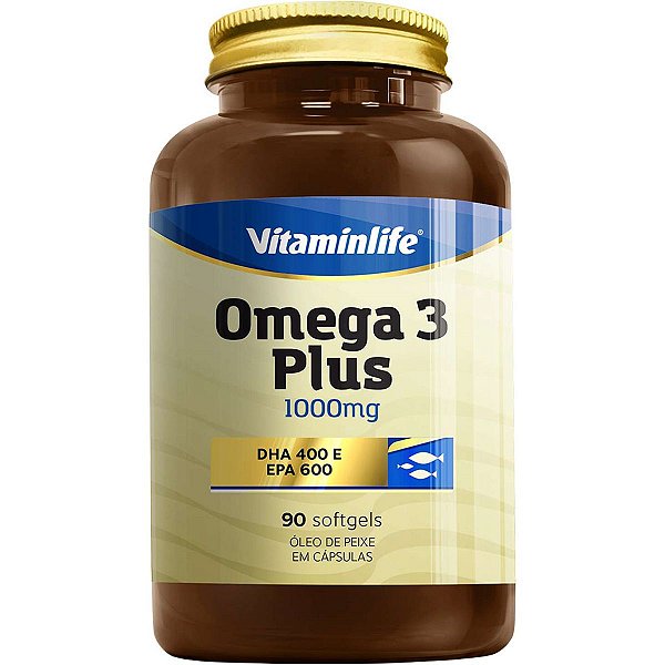 Omega 3 Plus 1000 mg 90 softgels - Vitaminlife