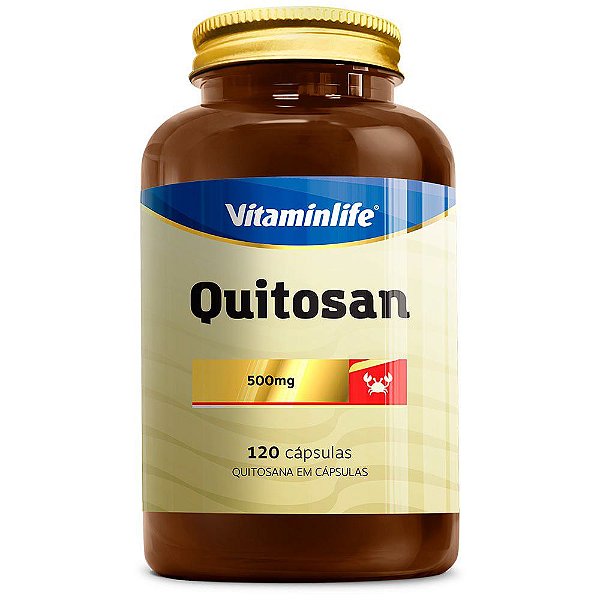 Quitosan 500 mg 120 Caps  - Vitaminlife