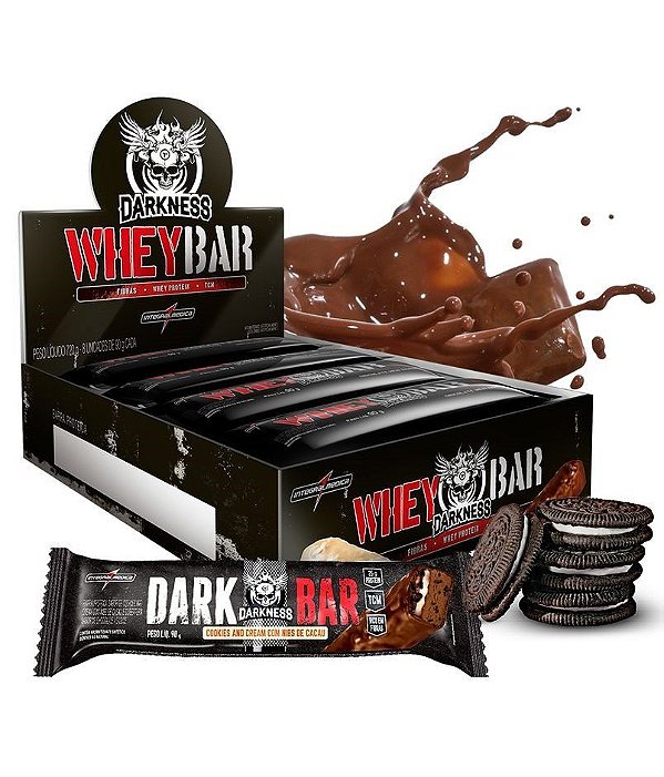 Dark Whey Bar  CX 08 Unidades - Integralmedia