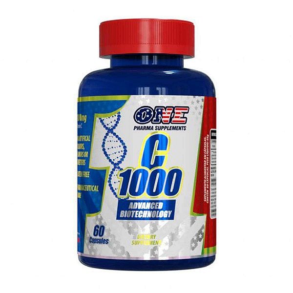 Vitamina C 1000 - 60 cáps - One Pharma