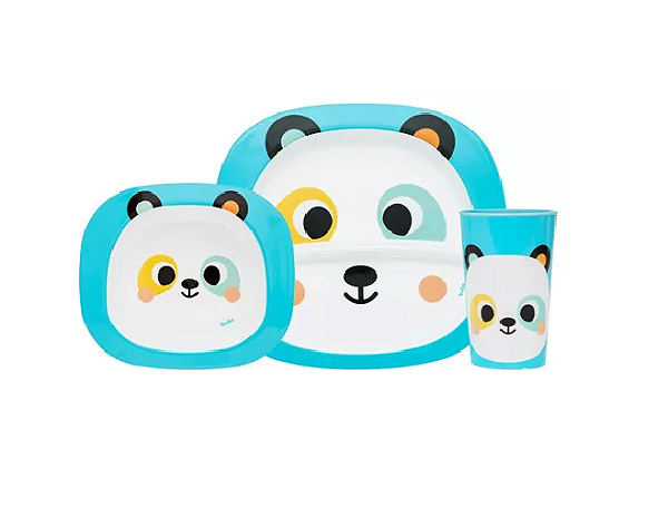 Kit Refeição Bubazoo - Panda