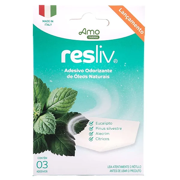 Resliv Adesivo Odorizante de óleos Naturais - BabyDeas
