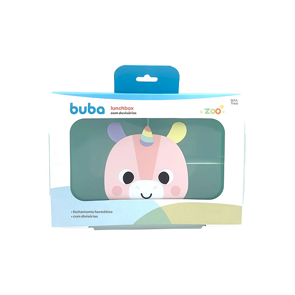 LunchBox Com Divisórias  Unicórnio - Buba