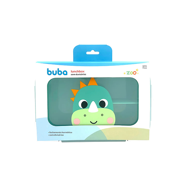 LunchBox Com Divisórias Dino  - Buba