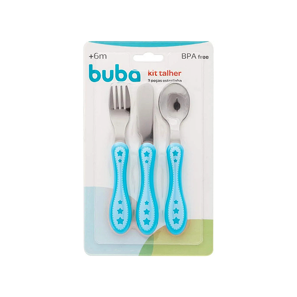 Kit talheres estrelinhas - Buba