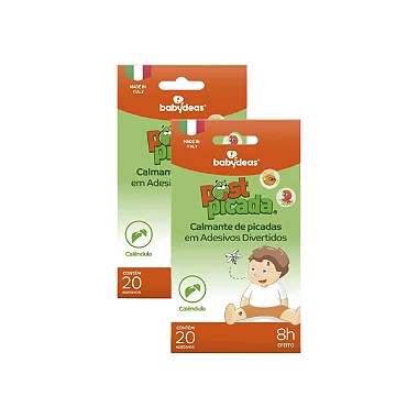 POST PICADA! Adesivo para Alívio das Picadas de Inseto Babydeas 40un