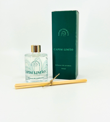 PERFUME PARA AMBIENTE COM VARETAS CAPIM LIMÃO