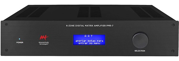 Amplificador Multiroom 6 Zonas AAT PMR-7 G2 com Entrada Digital