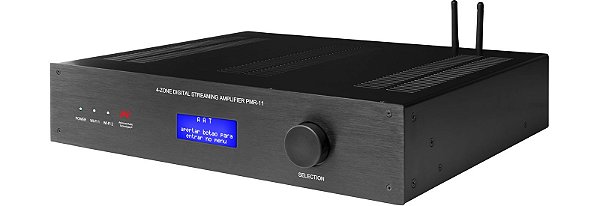 Amplificador Multiroom 4 Zonas AAT PMR-11 G2 Entrada Digital e 2 Streamers