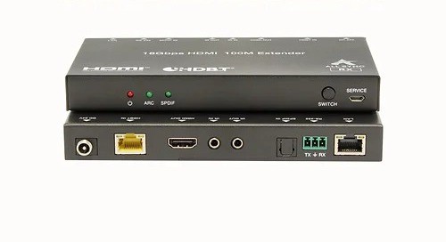 Extensor HDMI2.0b até 100m HDbaseT All SYNC AS-EX100-ARC TX/RX