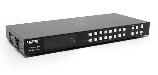 Matrix HDMI 8x8 Portas UHD 4K2k e 3D All Sync AS-MX88-N
