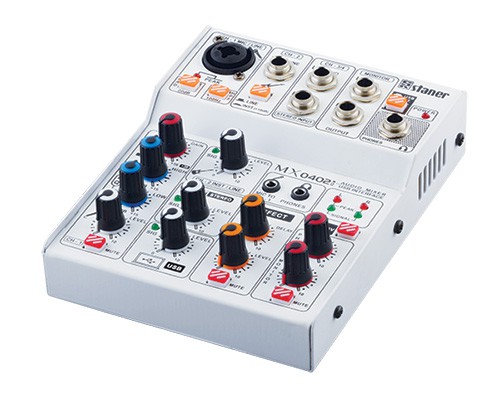 Mixer / Interface de Áudio 4 Canais Bluetooth Usb 2.0 Staner MX-0402i