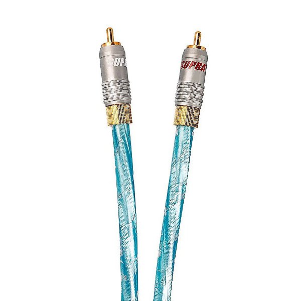 Par de Cabos Para Interconexões RCA 1,5mm Supra Cables Sword ISL
