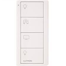 Teclado de Cenas Pico Sem Fio 4 Botões Lutron PJ2-4B-TSW-P11 Family Room