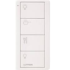 Teclado de Cenas Pico Sem Fio com 4 Botões Lutron PJ2-4B-TSW-P12 Kitchen