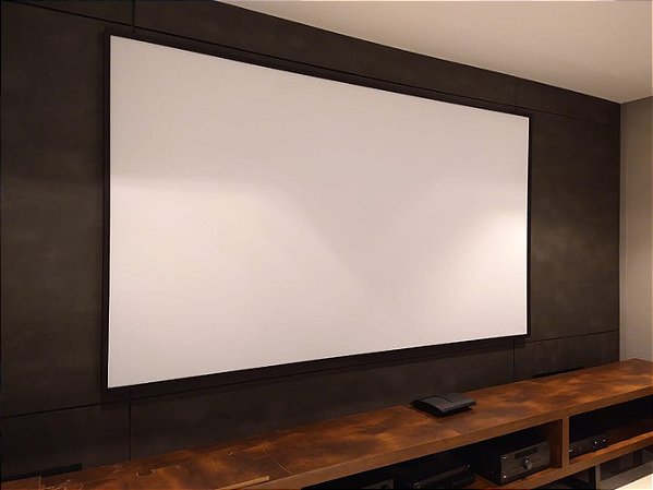 Tela Fixa Ortofônica 100 polegadas 16:9 Dual Screen Sound Screen