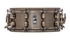 Caixa De Bateria Black Panther Brass Cat 14" x 5,5" Em Latão Mapex BPBR 4551 ZN