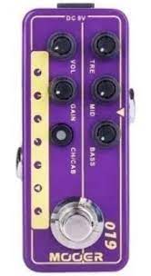 Pedal Micro Pré-Amplificador UK GOLD PLX 2 Canais Mooer M019