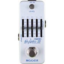 Pedal Equalizador Gráfico 5 Bandas Para Baixo Micro Mooer MEQ2