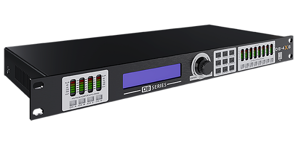 Processador De Áudio 4 Entradas e 8 Saídas 192kHz DB Series 4x8