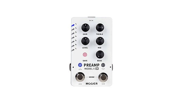 Pedal para Guitarra Preamp Model X2 Mooer M725