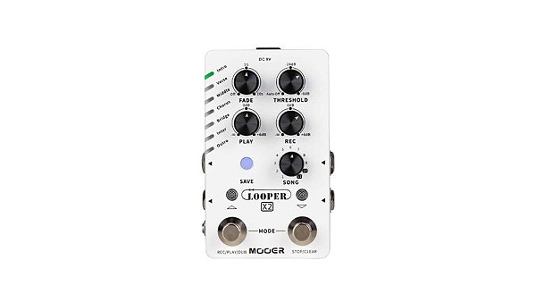 Pedal para Guitarra Stereo Looper X2 Mooer M727