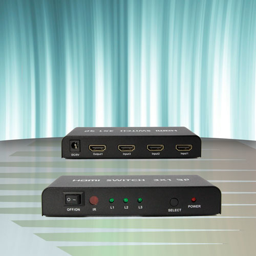 Chaveador HDMI 3 IN X 1 OUT Diamond LI-3231