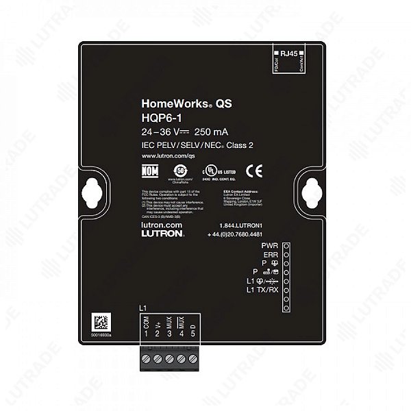 Processadora HomeWorks QSP6 com 1 link HQP6-1 Lutron