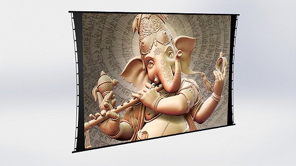 Tela de Projeção Mapa Lumina standard 84 Polegadas Projetelas 84MVT