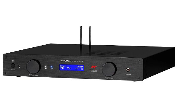 Receiver Estéreo Digital AAT STR-2 2 Zonas 80 Watts Rms Por Canal
