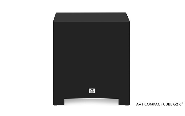 Subwoofer AAT Compact Cube 6 polegadas 120W RMS