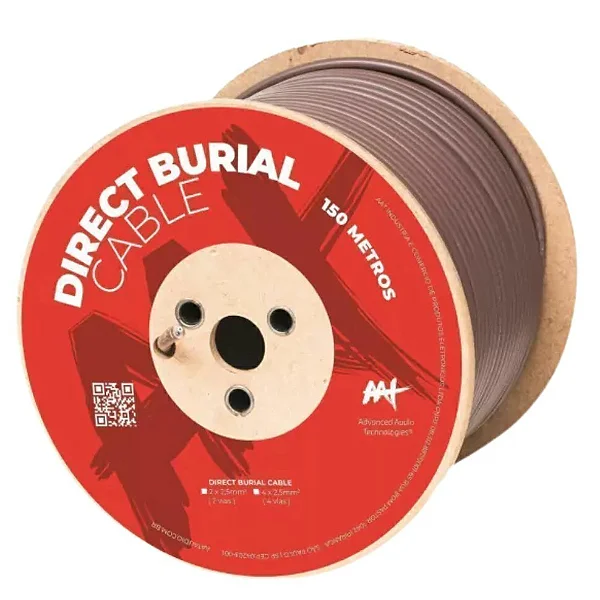 CABO AAT 150M DIRECT BURIAL CABLE MARINIZADO 2x2,5mm