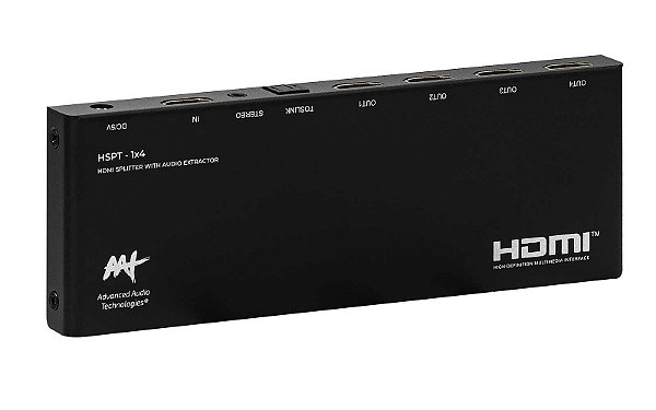 Splitter HDMI com extrator de áudio AAT HSPT-1×4