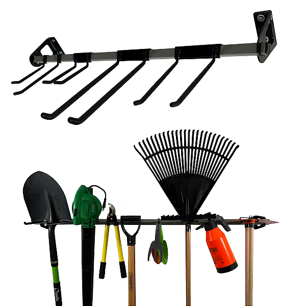 Suporte de Parede e Organizador de Ferramentas de Jardim Pequeno