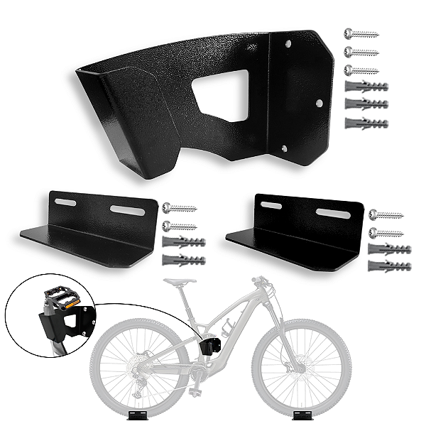 Suporte de Parede para Bike na Horizontal  Pedivela